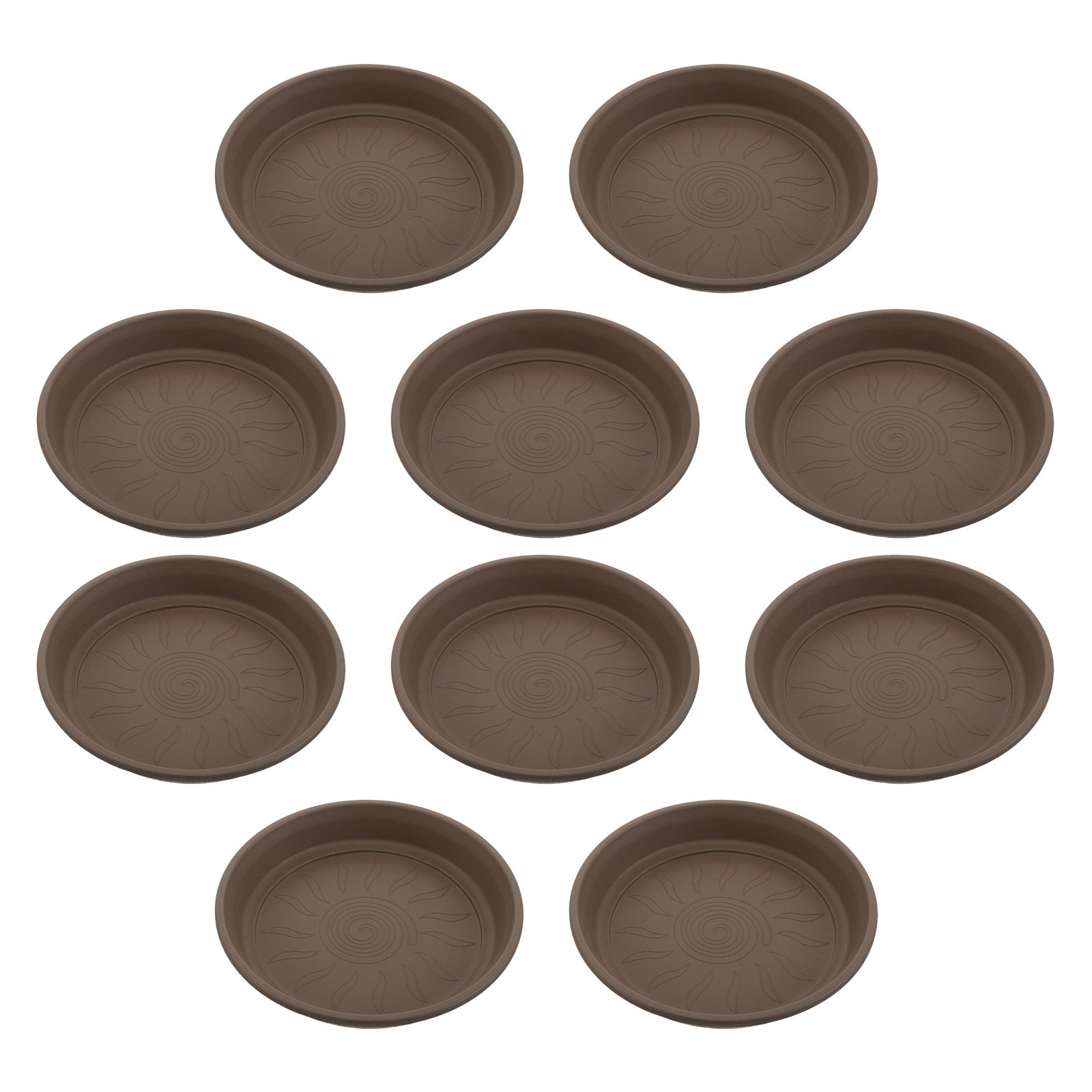 Drip Tray Saucer - 10 sztuk okrągłych podstawek pod doniczki,