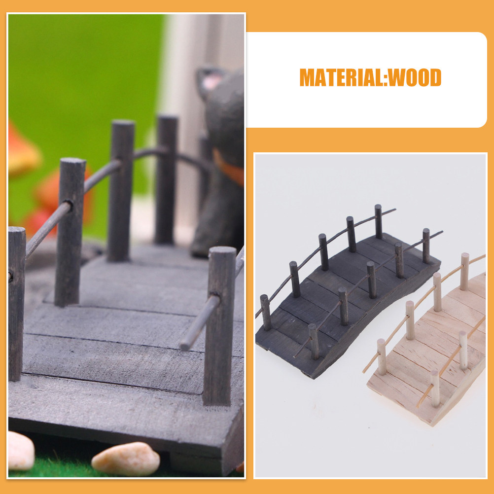 2 sztuki miniaturowych mostków – Bonsai Garden Landscape Design recenzja i cena