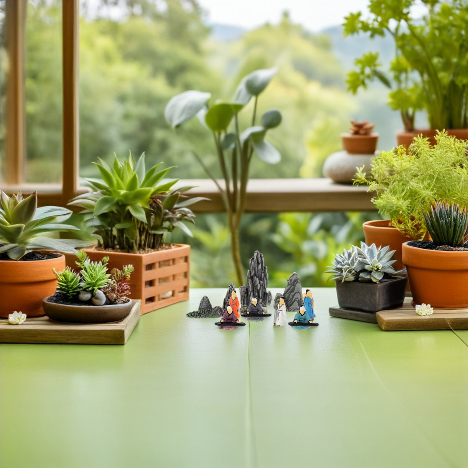 10 szt. Miniaturowych figur z  – Bonsai Garden Landscape Design recenzja i cena
