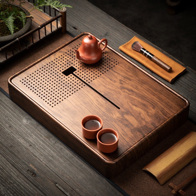 Prostokątna bambusowa taca do  – Drip Tray Saucer recenzja i cena