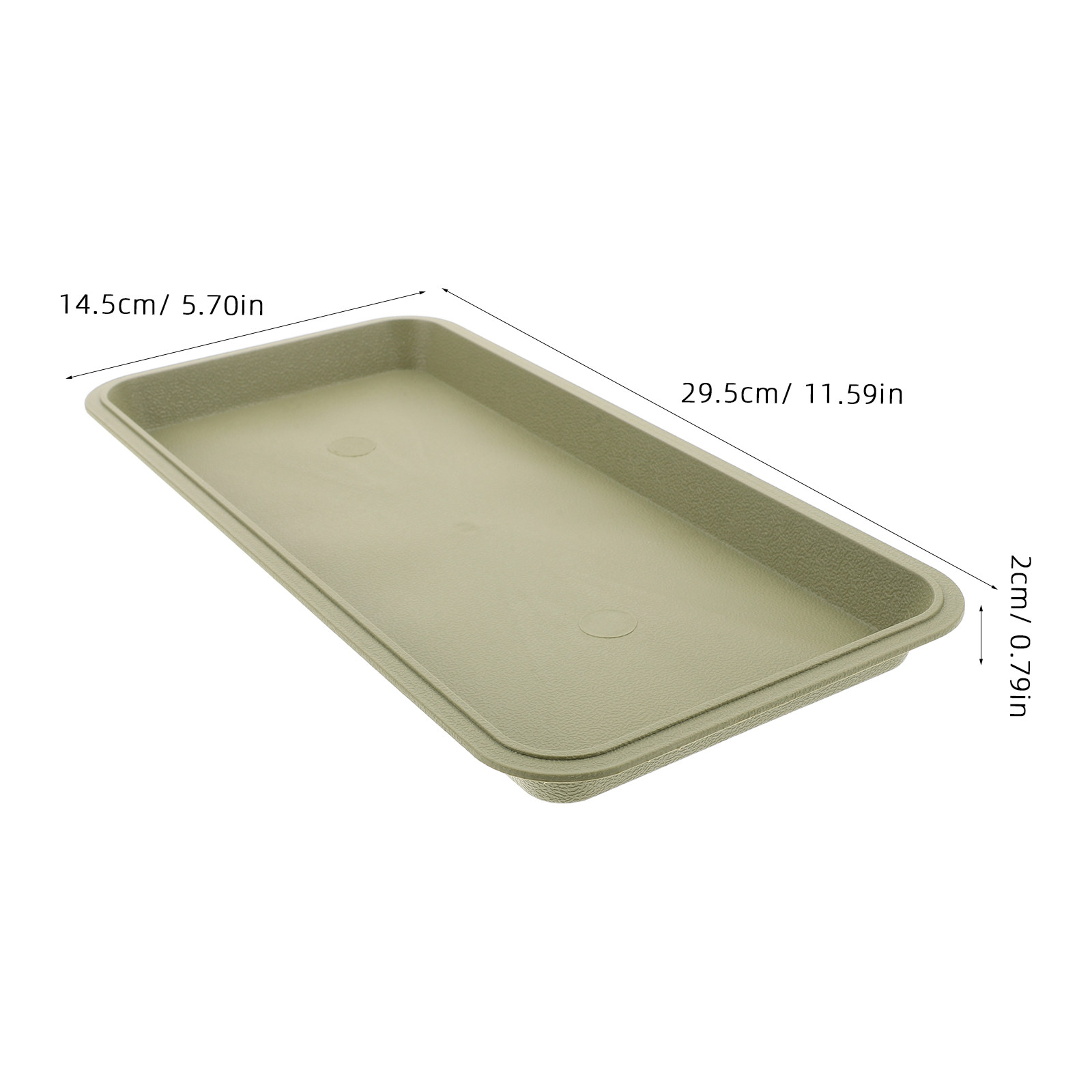 Prostokątna plastikowa podstaw – Drip Tray Saucer recenzja i cena