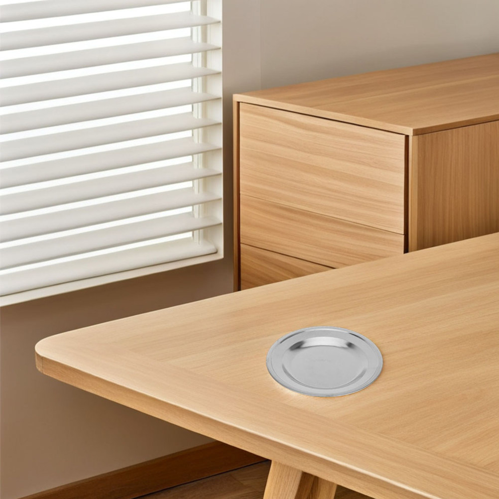 2 sztuki – okrągła taca ze sta – Drip Tray Saucer recenzja i cena